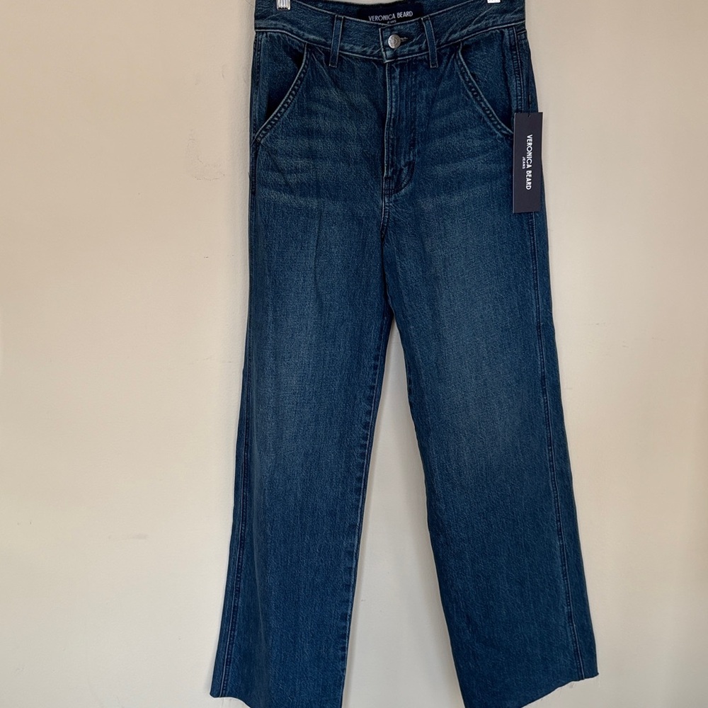 Veronica Beard Indigo Denim Trousers